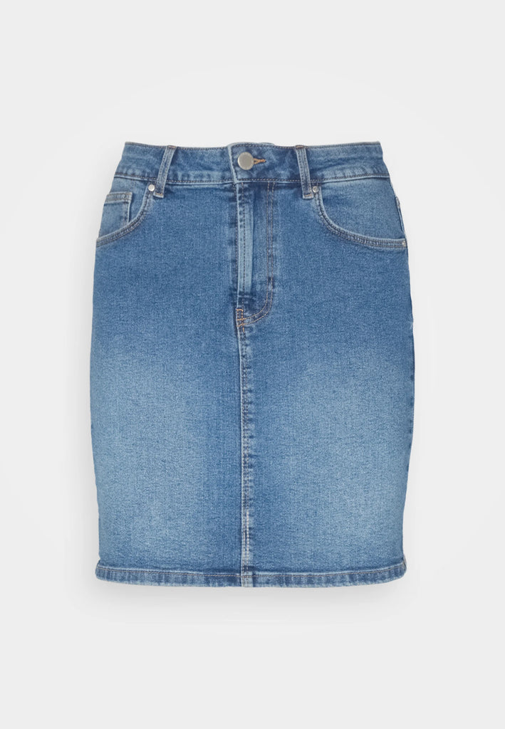 A0766 Vijo Denim Skirt Medium Blue