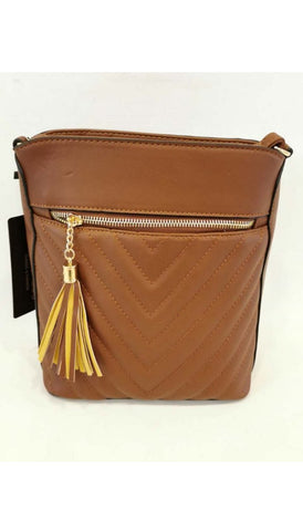 3-1202 Khaki Brown Handbag