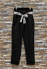 A3178 Black Chino Cotton Trousers