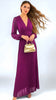 A3213 Chelle Magenta Pleated Dress