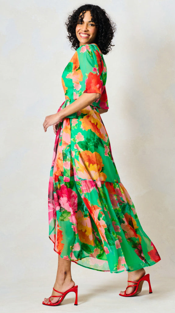 A2961 Hope & Ivy Samantha Wrap Dress