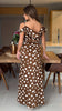 2-A2952 Julie Brown Spotty Maxi Dress