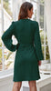 4-A2817 Soft Green Knit Day Dress