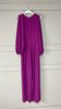 A2558 Frida Mauve Open Sleeve Jumpsuit