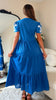A2440 Arina Royal Embroidered Day Dress