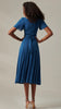 1-4-A2124 Ayla Teal Flare Dress