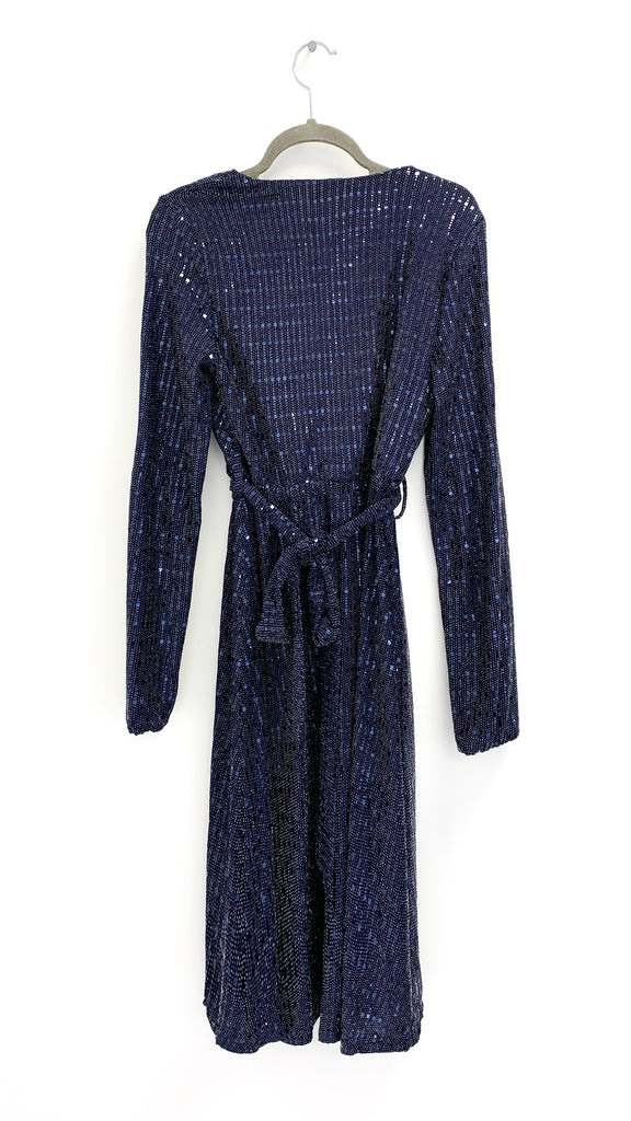 A1977 Navy Sparkle Kylie Dress