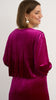 A2780 Magenta Velvet Loose Top Dress