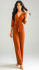 A2849 Terracotta Taylor Pleat Jumpsuit
