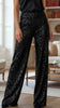 A2763 Black Sequin Trousers