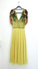 5-A2243 Lemon Embellished Flare Dress
