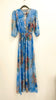 A2427 Davina Blue Floral Dress