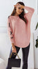 A2605 Blush Bow Sleeve Knit
