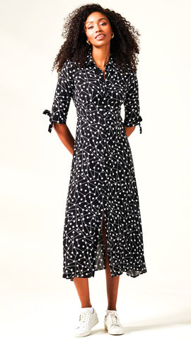 4-A1031 Faces Turtleneck Dress