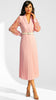 A2920 Donella Blush Pleat Dress