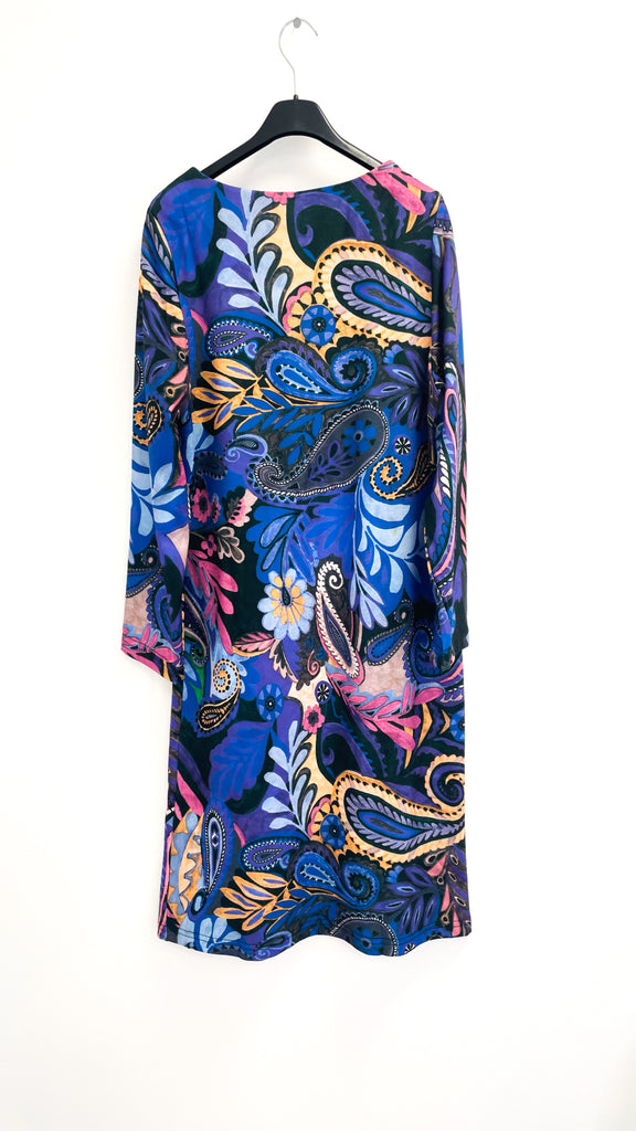 5-A2132 Tissa Royal Print Tunic Dress