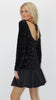 A2658 Ivana Puffball Hem Sequin Mini Dress