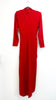 A2058 Eileen Red Drape Dress