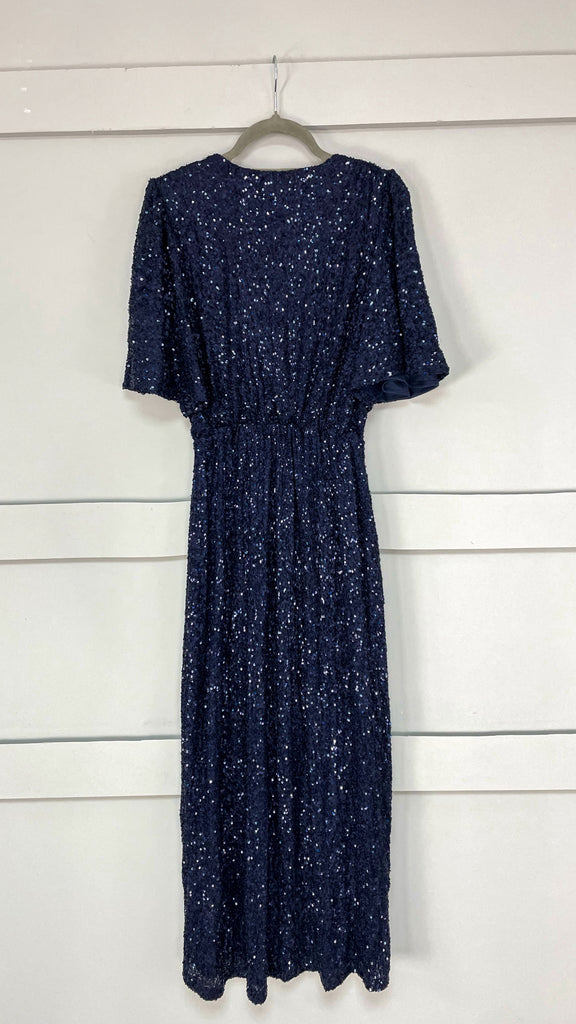 A2712 Maritta Navy Sequin Dress