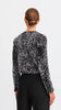 4-A1985 Paillet Silver Sequin Bow Jacket