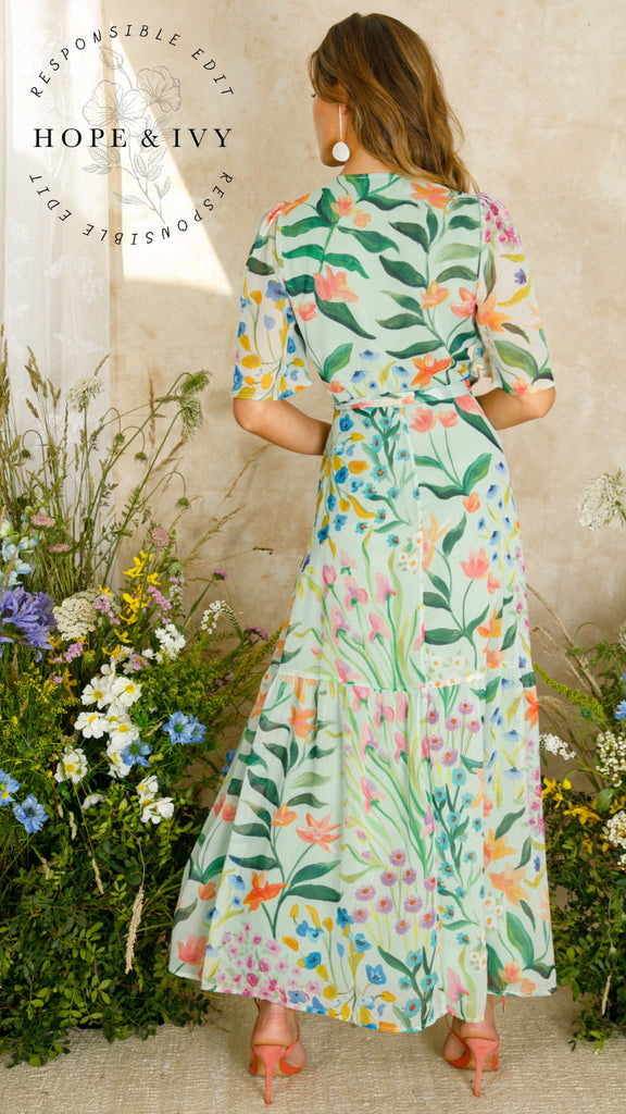 5-A2254 Hope & Ivy Bonnie Wrap Dress