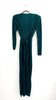 4-A2093 Sleeved Green Elena Ruched Dress