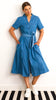 A2446B Shauna Denim Shirt Dress