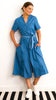 A2446B Shauna Denim Shirt Dress