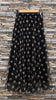 A2625 Black Polka Dot Tulle Skirt