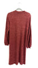 4-A1862 Burgundy Knit Jumper Dress