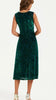 A2713 Green Velvet Sweetheart Dress