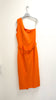 A1502 Mandarin One Shoulder Dress