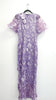 A2323 Debra Plain Lilac 3D Floral Dress
