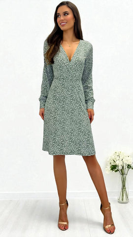 A2386 Hope & Ivy Pleasance Wrap Dress