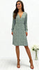 A2491 Floni Green Ditsy Floral Dress