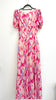 5-A2437 Lilian Pink Abstract Dress