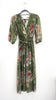 A2431 Davina Khaki Floral Dress