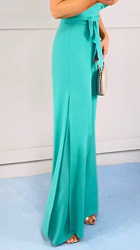 A2947 Elsie Teal Green Jumpsuit