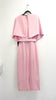 A2428B Cordel Pink Cape Sleeve Dress