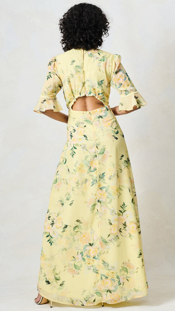 A2872 Hope & Ivy Goldie Open Back Dress