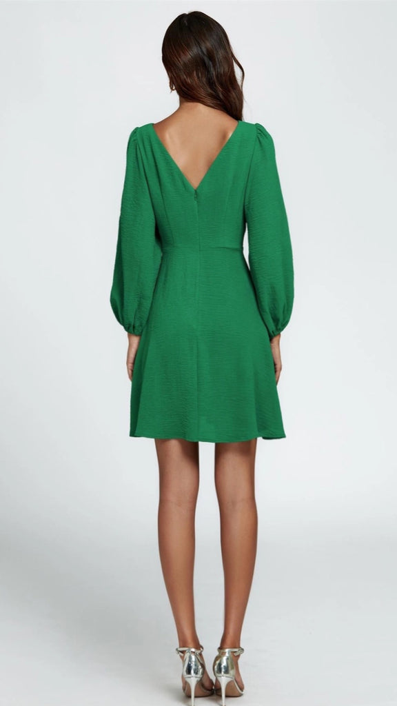A2882 Sorcha Green Mini Dress