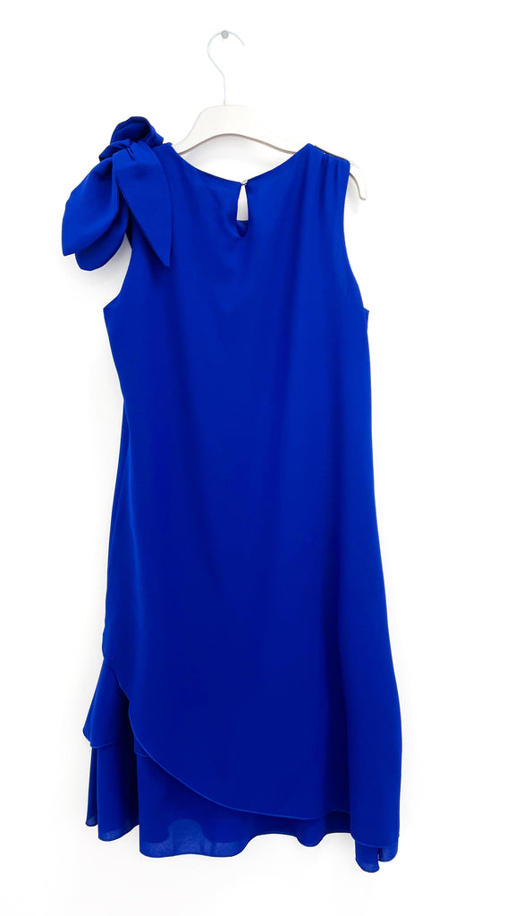 A2291 Royal Layered Shift Dress