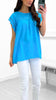 9581 Turquoise Cotton Top