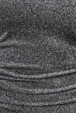 4-A0202 Grey Sparkly Lurex Bodycon Dress