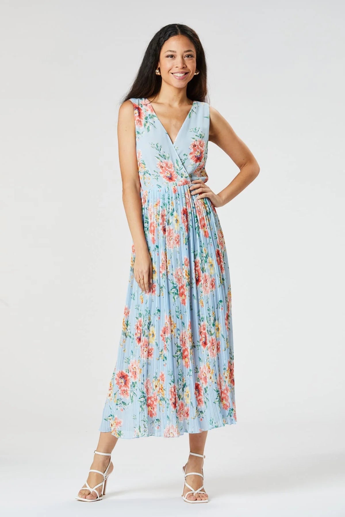 Brianna Floral Pleat Dresses dresses online party dresses, occasion