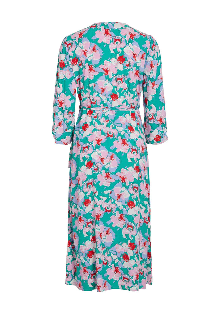 4-A0464 Vikikki Floral Wrap Dress