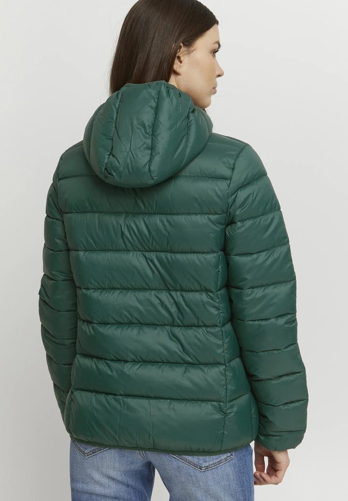 4-A0286 Belena Green Quilted Jacket