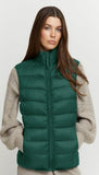 4-9973 Belena Green Quilted Gilet